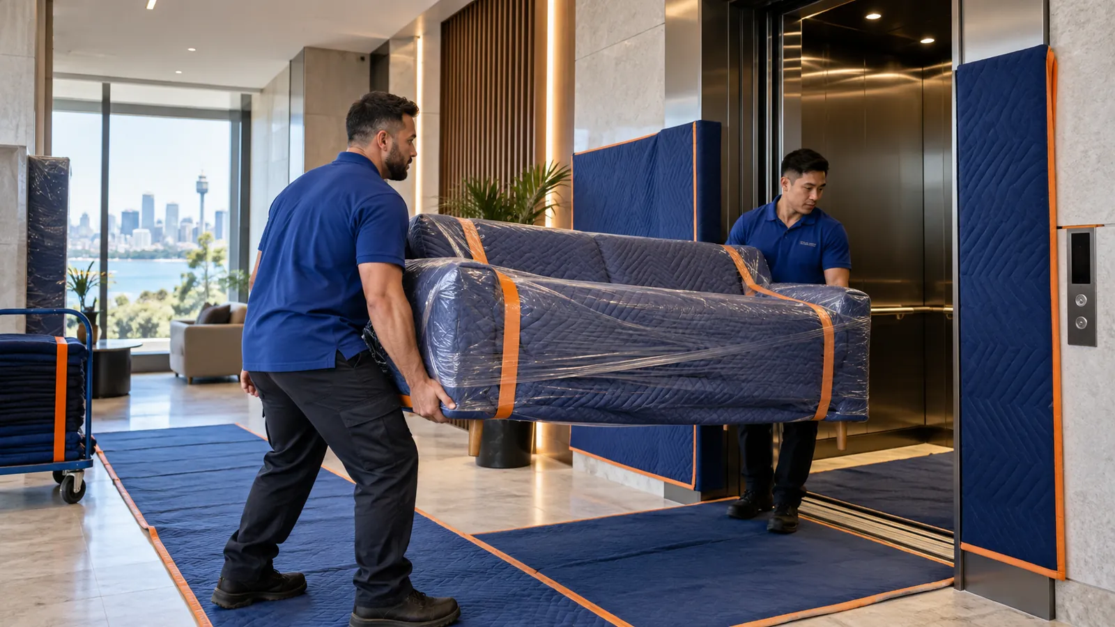 Apartment removalists Sydney for lifts, loading bays and strata access